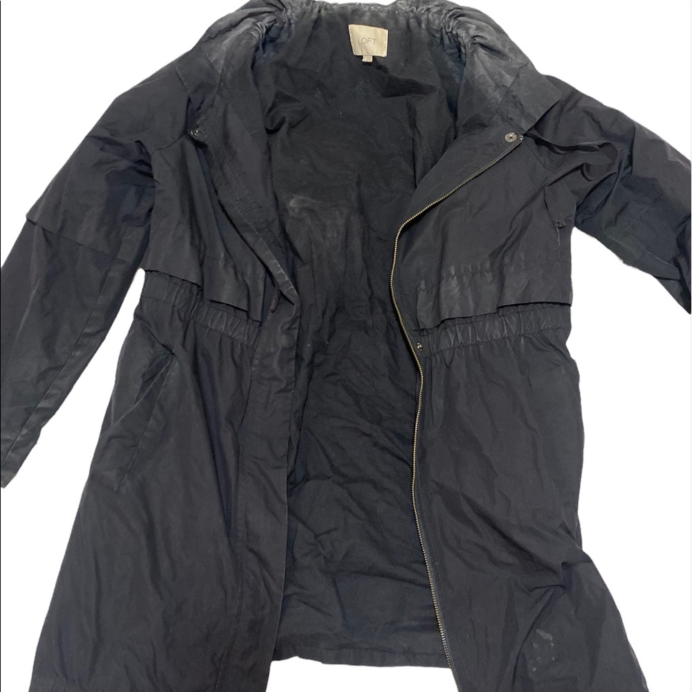Black loft long jacket